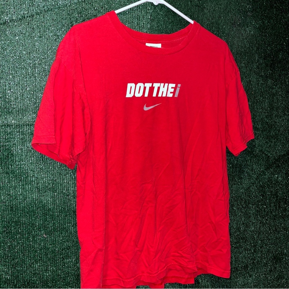 vintage Y2K Ohio State Buckeyes DISTRESSED Red Nike T-Shirt M College Football